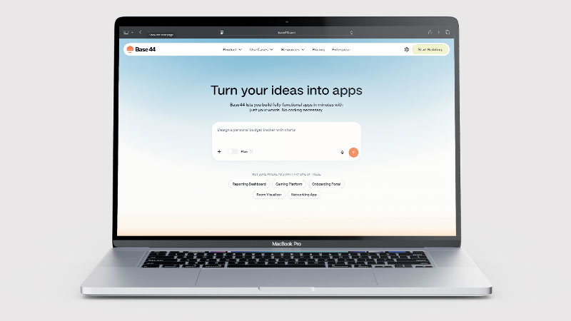 Base44 Review 2026 desktop screenshot
