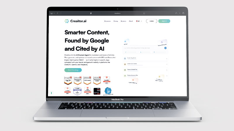 Creaitor.ai Review desktop screenshot