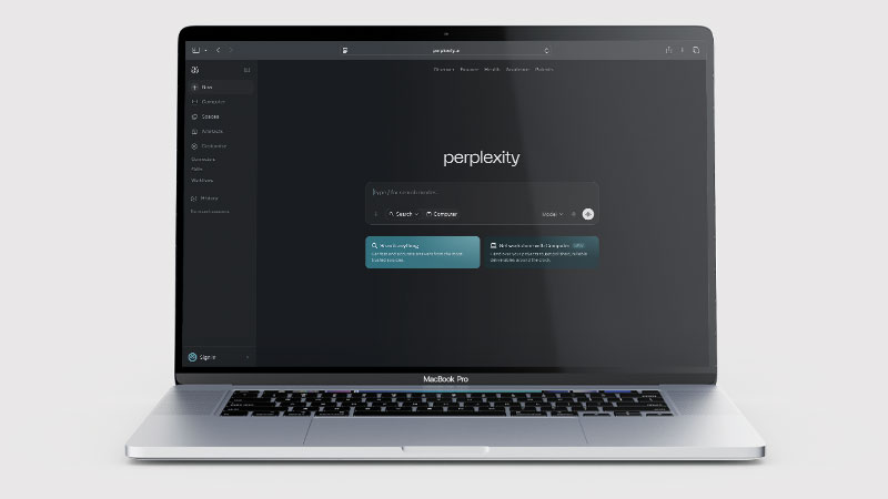 Perplexity AI Review Desktop Screenshot