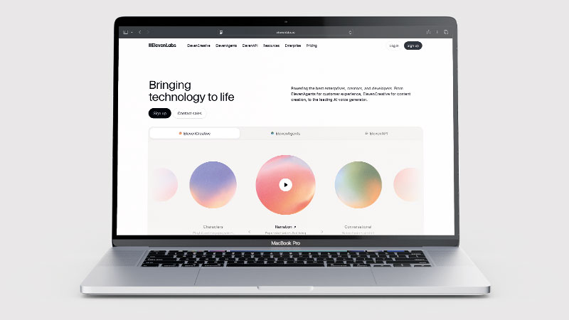ElevenLabs Review desktop screenshot