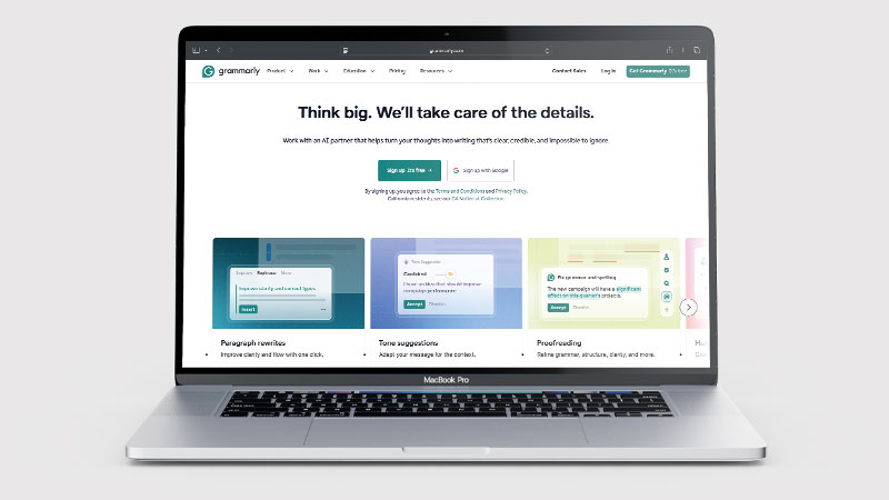 Grammarly Review desktop screenshot