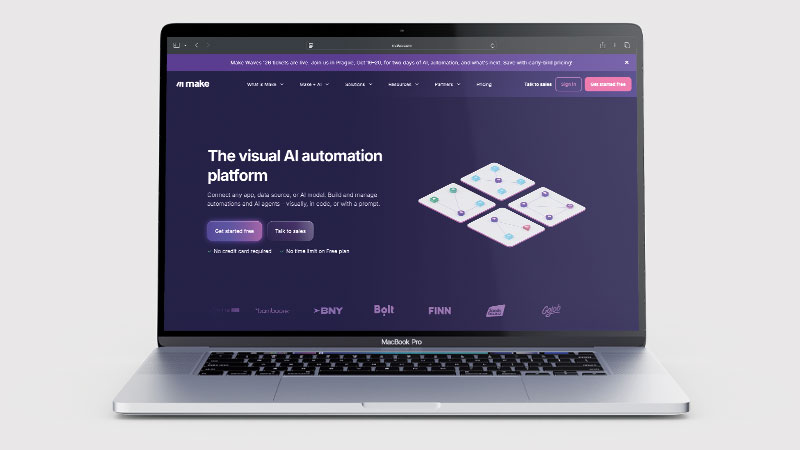 Make.com Review desktop screenshot