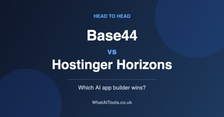 Base44 vs Hostinger Horizons