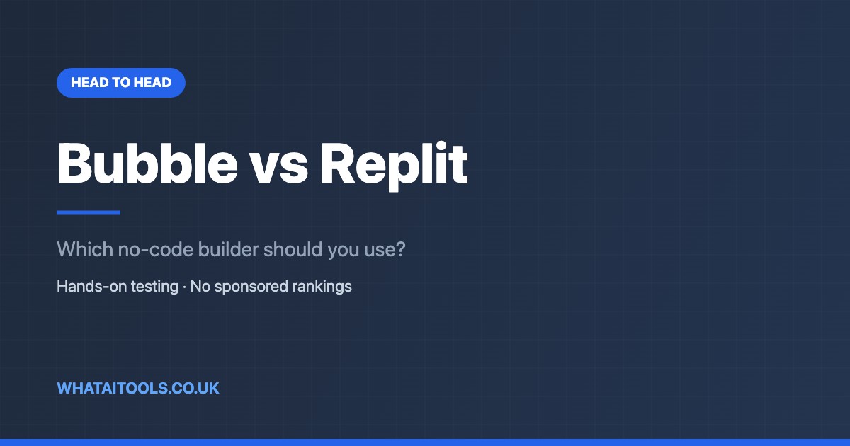 Bubble vs Replit: Which Should You Use to Build Apps in 2026?