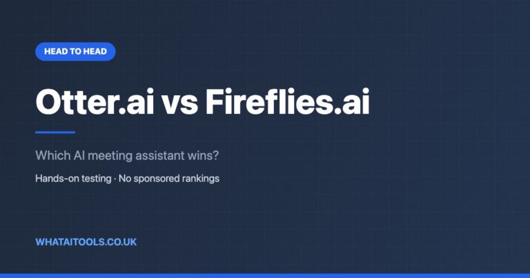 Otter.ai vs Fireflies.ai