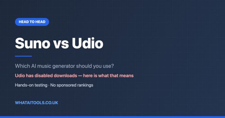 Suno vs Udio