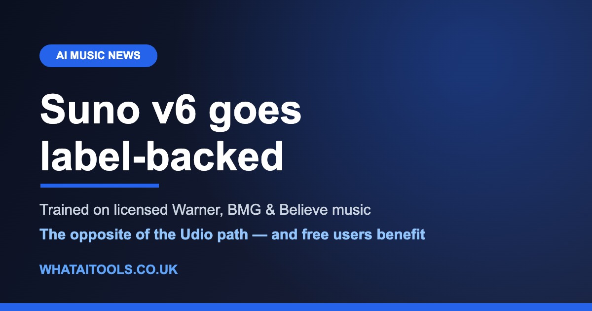 Suno v6: The First Label-Backed AI Music Models — and Why That Matters