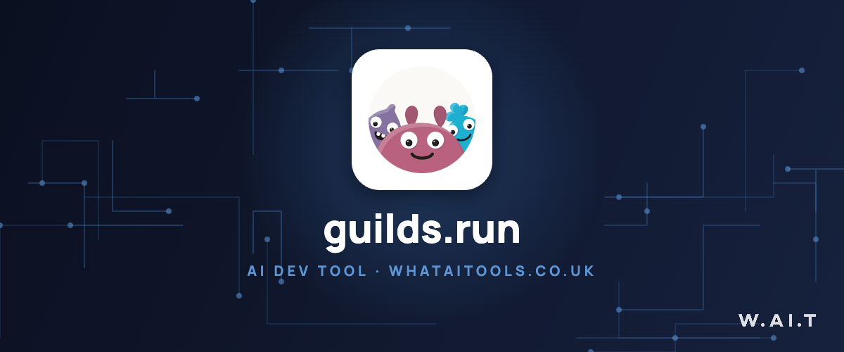 guilds.run logo — AI dev tool guide on WhatAITools