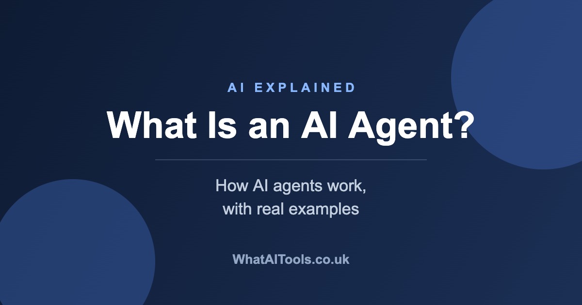 What Is an AI Agent? How AI Agents Work, With Real Examples